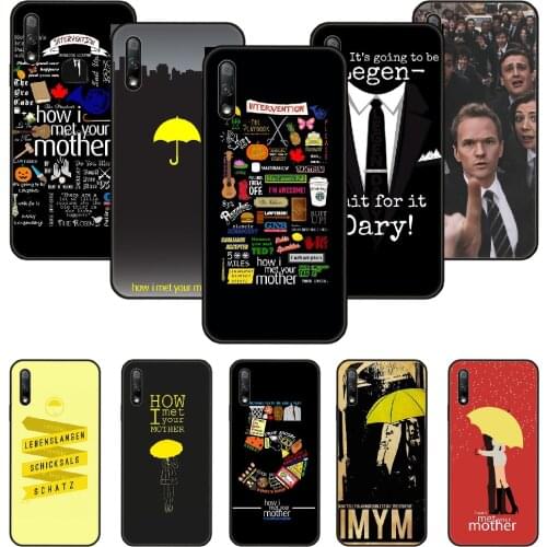 Phone Case For Huawei Honor 9X 10 9 20 8X 8A 8S 7X 7A i A Pro Play Lite Black Cover Etui Soft Prime how i met your mother himym
