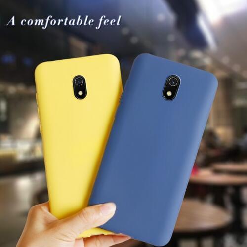 Full Cover For Xiaomi Redmi 8A Case Soft Silicone TPU Cover Case For Xiaomi Redmi 8A 8 A Funda Capa On Redmi 8A Candy Color Case