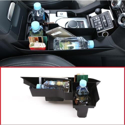 Black Car Center Console Multifunction Storage Box Phone Tray For Land Rover Discovery 4 LR4 2010-2016 LHD and RHD Accessories