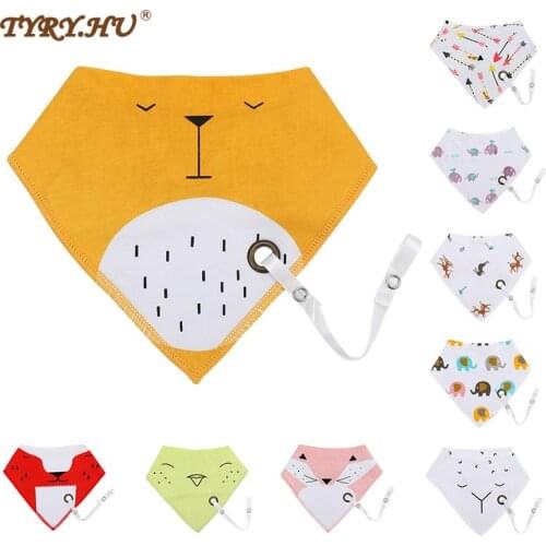 TYRY.HU Baby Bibs Burp Cloths Cotton Infant Feeding Towel Bibs Newborn Girls and Boys Triangle Scarf Bandana Cute Burp Cloths