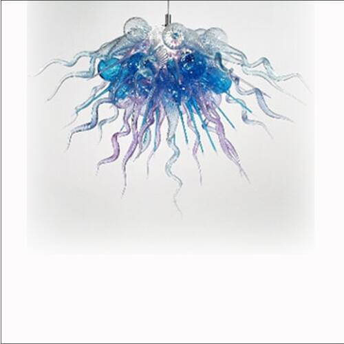 Elegant Tiffany Stained Handmade Blown Glass Chandelier New Arrival Cheap Price Blown Glass Chandeliers