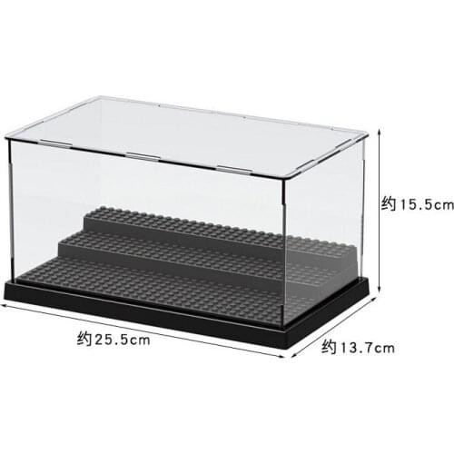 Figures Building Blocks Box Acrylic Plastic Minifigures Display Case Box Birthday Toys Bricks Dustproof Box Can Be Customized