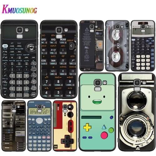 Classical Calculator Video Tape For Samsung Galaxy J8 J7 Duo J6 J5 Prime J4 Plus J3 J2 Core 2018 2017 2016 Phone Case Cover