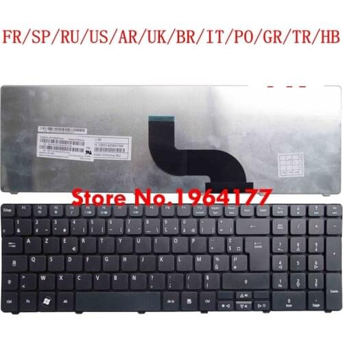 French Keyboard for Acer Aspire 5542G 5350 5253 5333 5340 5349 5360 5733 5750 5736 5736G 5739 7551 7551g 7739 FR AZERTY