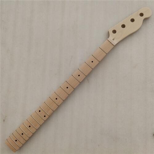 Unfinished Maple 20 Fret PB Bass Guitar Neck Maple Fingerboard DIY