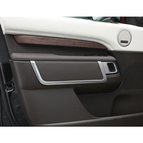 For Land Rover Discovery 5 2017 2018 l462 LR5 Car-styling ABS Chrome Interior Car Door Decoration Strips Trim Auto Accessories