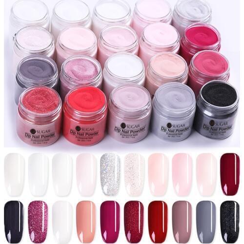 UR SUGAR 30ml Dipping Nail Powder Gradient Clear Coat Dip Nail Glitter Natural Dry For Nail Nail Art Decoration