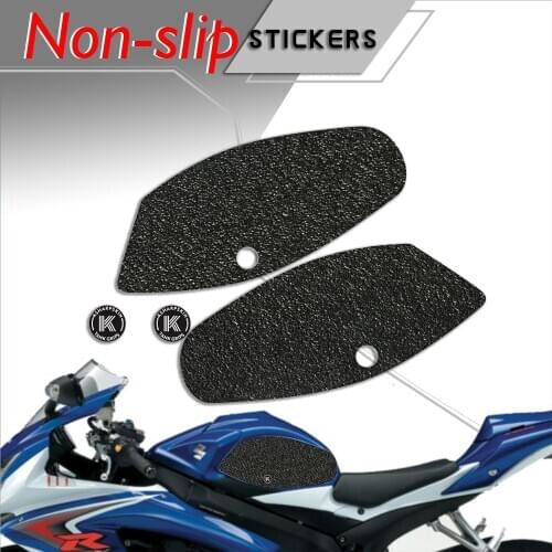 Motorcycle tank grip fuel tank traction pad side knee grip friction protector sticker for SUZUKI 08-10 GSX-R600 08-10 GSX-R750
