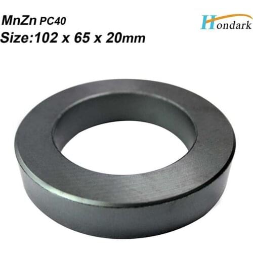 102X65X20mm toroidal transformer core chokes ferrite noise filter 4X2.6X0.8inch toroid ferrite core ferrite ring core ,5pcs/lot