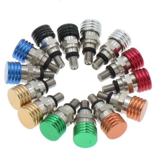 1Pair M4*0.7mm M5*0.8mm Fork Bleeder Valve Air Bleed Screw For Most Off-Road Motorbikes