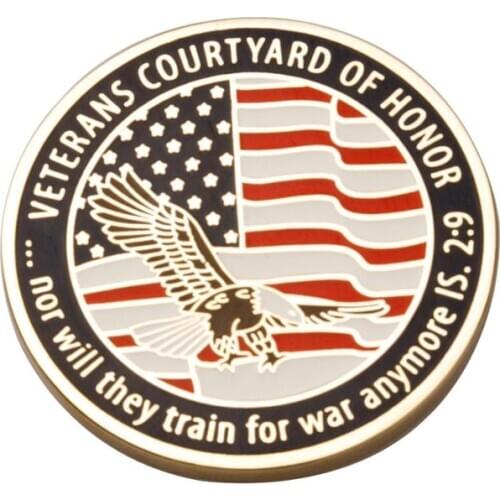 You can customize your own logo military coins low price zinc alloy coin