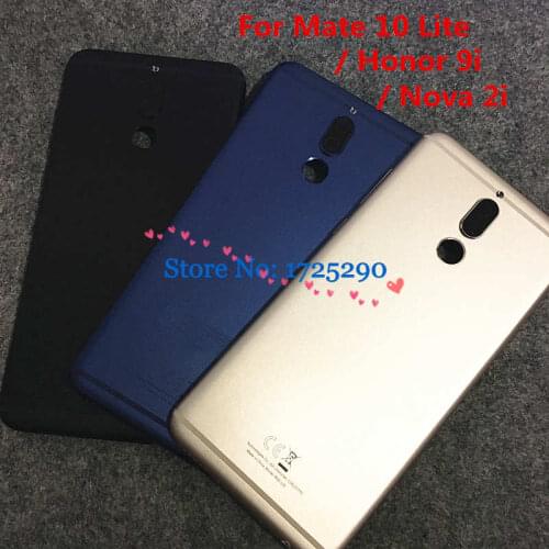 Rear Back Battery Door Case Metal Housing Cover For Huawei Mate 10 lite Nova 2i RNE-L01 L21 L22 L23 RNE-AL00