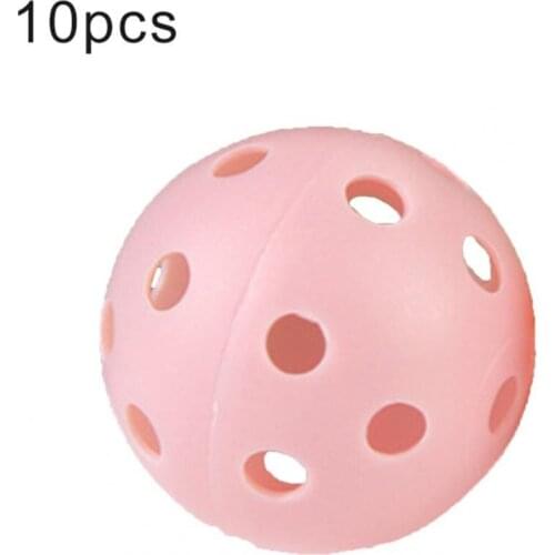 Golf practice 10pcs 41mm Practical golf practice ball hollow structure PE indoor and outdoor training golf light ball ゴルフボール