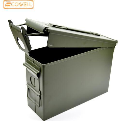 30% Off 30Cal Metal Ammo Can Waterproof All-Metal tools Boxes Long Term Storage Bullet box Lithium battery explosion-proof box