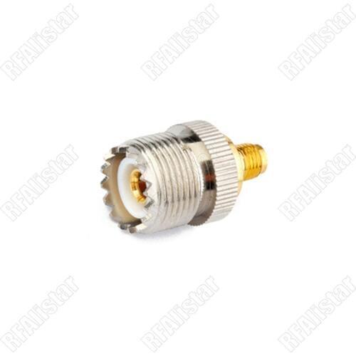 50 Pieces SMA-Female Jack to UHF SO239 Female Jack RF Adapter Connector For PX-777 PX-888 KG-UVD1P TG-UV2 FD-150A