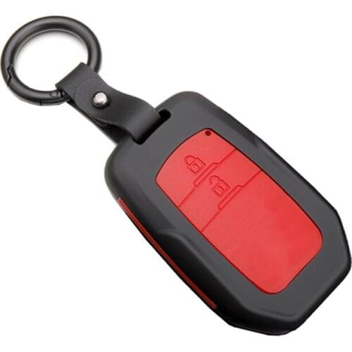 ABS Car Smart 2 Button Remote Key Cover Case Holder Protect Keychain Keyring Keycase for TOYOTA LEVIN COROLLA Key Chain Ring
