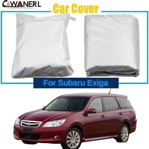 Car Cover For Subaru Exiga 2008-2018 Anti-UV Sun Snow Rain Resistant Outdoor MPV Cover Dustproof Windproof
