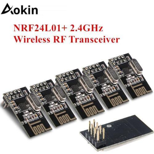 Aokin NRF24L01+ 2.4GHz Wireless RF Transceiver NRF24L01 Wireless Data Transmission Module 2.4G For Arduion Diy Kit ESP8266