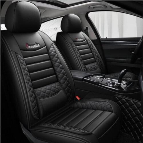 New luxury Leather car seat cover for mitsubishi pajero 4 sport outlander 3 xl lancer 9 10 grandis ASX colt l200 car accessories