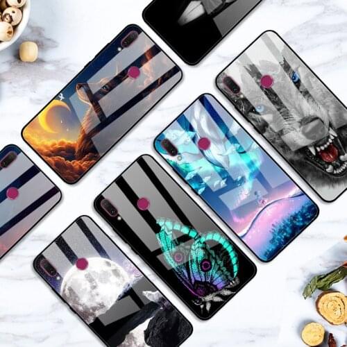 For Honor 9 Plus Tempered Glass Case Phone Shell Back Cover Series 3