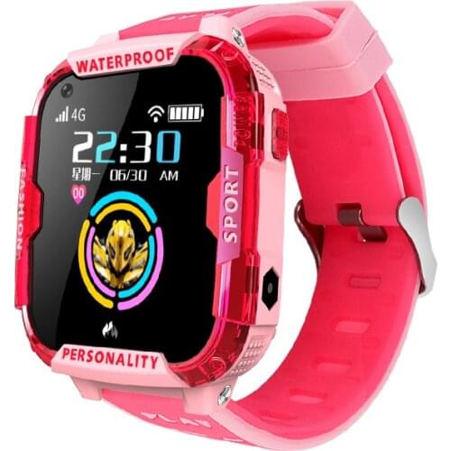 T19 Childrens Phone Watch 4G Smart Watch GPS LBS Tracker WIFI Location SOS Call HD Video Chat Smartwatch Childrens Watch Gift