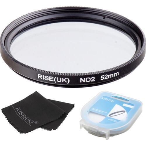 RISE(UK) 52 mm Neutral Density ND2 Filter FOR ALL Camera lens +case +gift