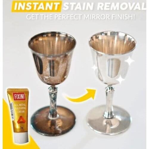 FIXINI All Metal Polish Cream 5g Rust Remover Plant Essence Extract Super Safe Cream Cleaning Tool HFing