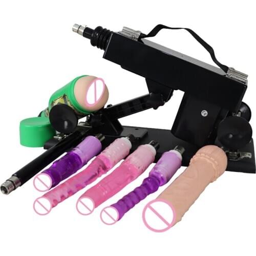 FREDORCH Fashion Sex Machine with Dildos,Extension Rod,Masturbation Cup Sex Products Vibrator Toys for Woman and Man Love Gun