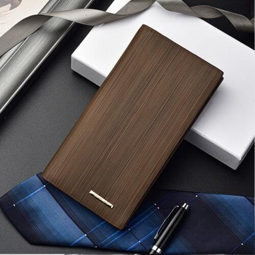 Fashion Men Wallet Long Slim Bank Coin Purse for Cards for Leather Wallets Cardholder Cash Pocket Card Holder Wallet For Men