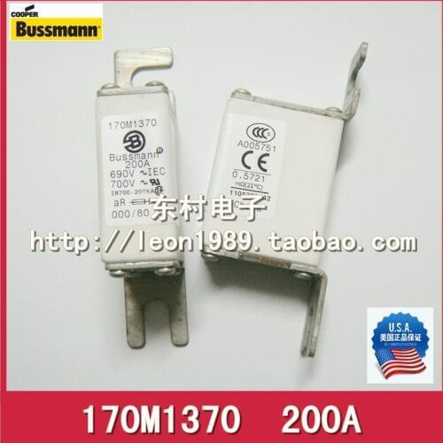 [SA]- United States BUSSMANN Fuses 170M1370 170M1370D 200A 690V fuse--5PCS/LOT