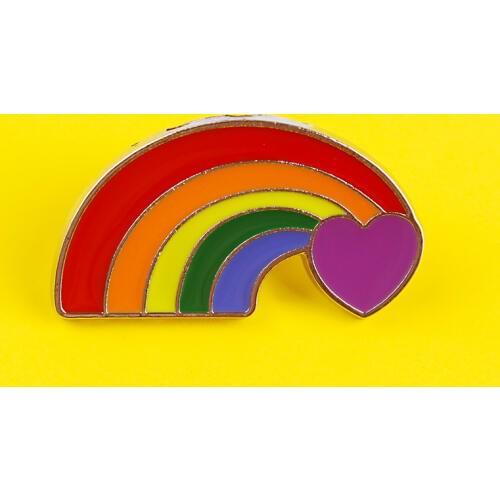 LGBT Rainbow Love Brooch Badges for Backpack Badge Pride Pin Badges for Clothes Enamel Pins for Backpacks LGBT Accessories Decor
