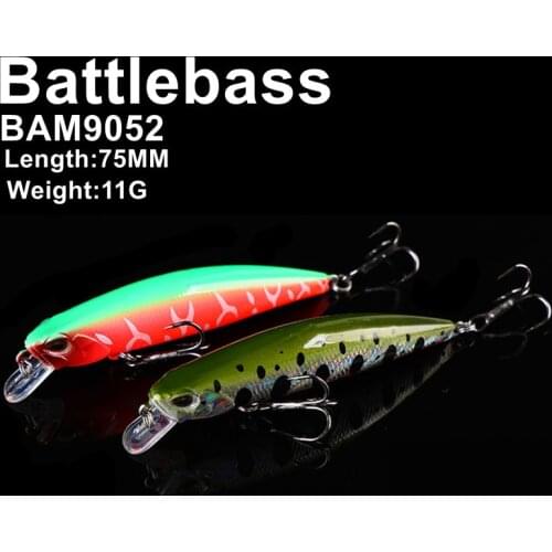 Lubit fishing 2021 lures TIDE MINNOW 75 SPRINT jerkbaits Sinking Minnow 75mm 11G Wobbler Shore Rock Trout Bait fishing Tackle