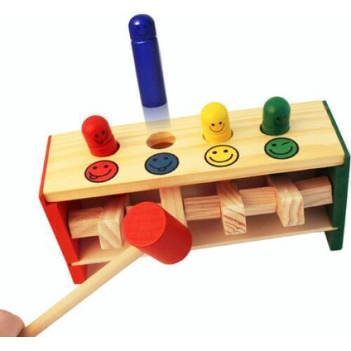 Noise Maker Classic Toys Toys & Hobbies Wooden educational percussion toys cheering stick whole sale 2017 hot new 17.5*6*8cm
