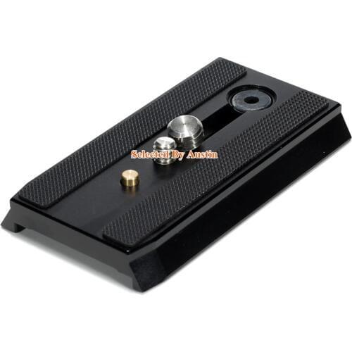 90mm Sliding Quick Release Plate W 1/4'' 3/8'' screw For Benro S4 S6 Tripod Head Compatible Manfrotto