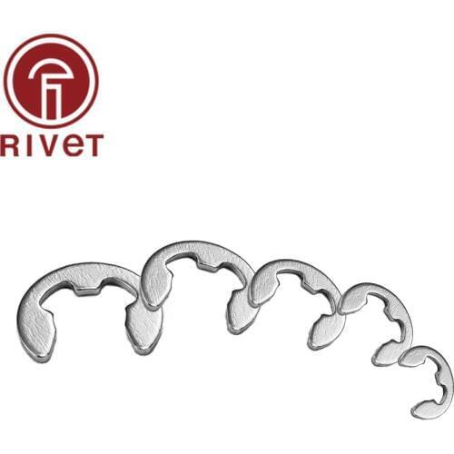20/50/100 PCS 304 GB896 DIN6799 Stainless Steel Retaining Ring E-type Snap Ning E-Clip Clip/Circlips Washer Ring Circlip Washers