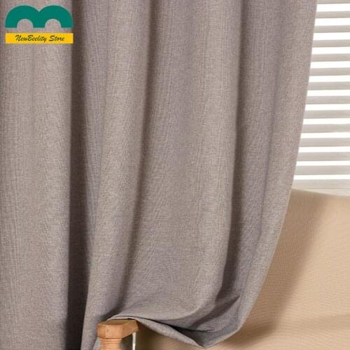 Blackout Curtains for Living Room Kitchen Bedroom Window Blinds Drapes Solid Color Modern Curtain Noise Insulation