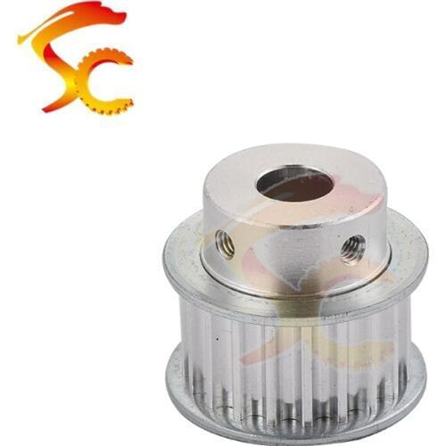 High Quality 1PCS/lot HTD5M Aluminum timing pulley 5M 20 teeth for belt width 15mm bore 10 diameter Free shipping