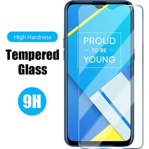 9H Screen Protector Glass for Realme C3 C11 C15 C17 C12 C2 C1 Glaso Glossy Mobile Phone Tempered Glass for Realme Q2 Pro V5 V3