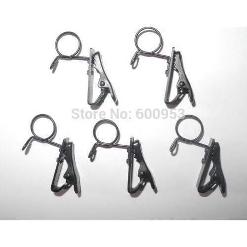 Metal Replaceable 6-7mm clip Mic clips for Sennheiser ME2 MKE2 Sony V1 D11 Lavalier Lapel Microphone