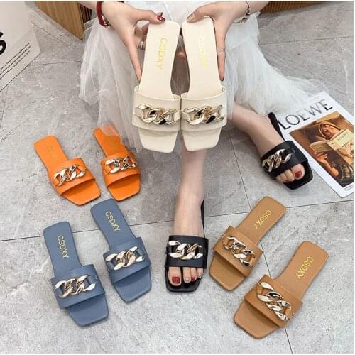 NEW summer Women Chain Fashion Sneakers Open Toe Teenager Shoes Personality Street Punk Style 2021