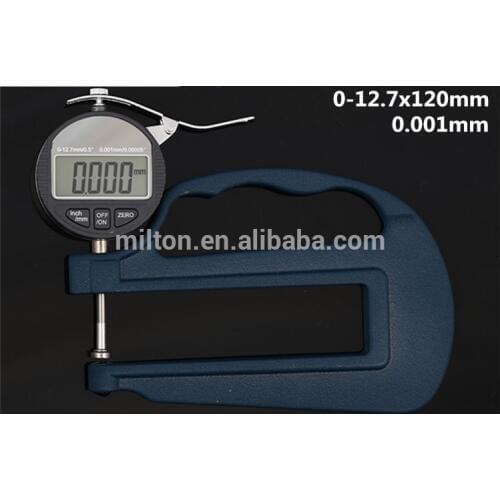 0-10mm 0.001mm Deep frame digital thickness gauge tester meter with deep throat 120mm
