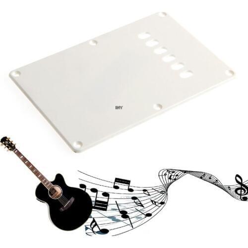 1PC Wonderful Quality Back Plate Tremolo Trem Cover Stratocaster Strat Parts White Guitar Parts INY