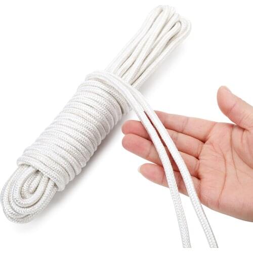 150cm Flagpole Rope Nylon Braided Rope Outdoor Flagpole Lifting Rope Flagpole Accessories With 4 Buckles