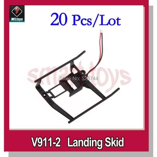 20pcs New Wltoys V911 RC Helicopter Spare Parts V911-08 Landing Skid