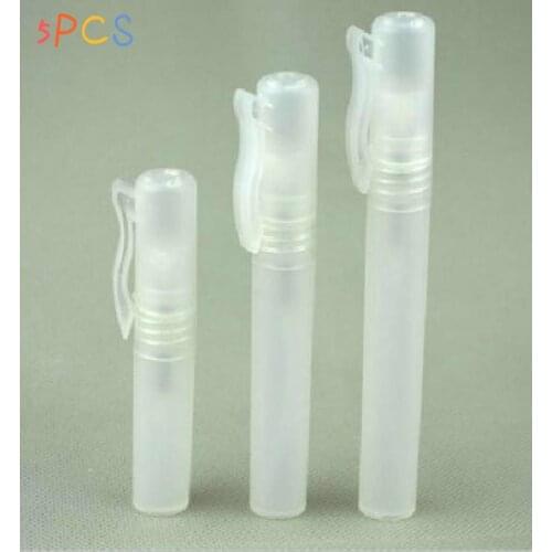 5Pcs 5/8/10ml Atomizer spray pen bottle, travel size, refillable, reusable