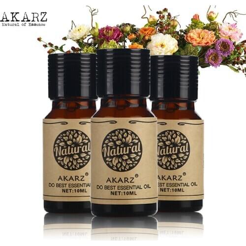 AKARZ Musk Orchid Honeysuckle essential oil sets Top Brand For Skin Body Care Aromatherapy Massage Spa 10ml*3