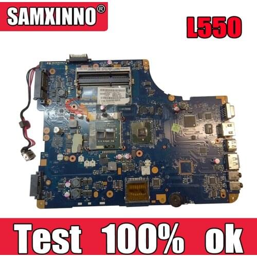 Akemy For Toshiba Satellite L500 L550 Laptop Motherboard 15.6 inch HM55 DDR3 K000092540 NSWAA LA-5321P Free cpu