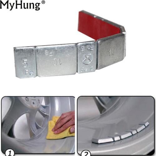 Car Truck Adhesive Wheel Tire Balance Weights Wheel Tyre Balancing Bar Sticker 60g 1pc Auto Part For Benz For Audi For BMW