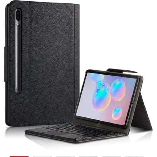 Bluetooth keyboard PU Leather Stand Cover Case For Samsung Galaxy Tab S6 SM-T860 SM-T865 10.5" 2019 Tablet Protective Coque+pen