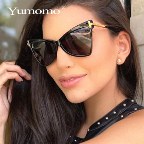 2020 Retro Oversized Cat Eye Sunglasses Womens Brand Womens Sunglasses Womens Elegant Gradient Shadow Mens Glasses